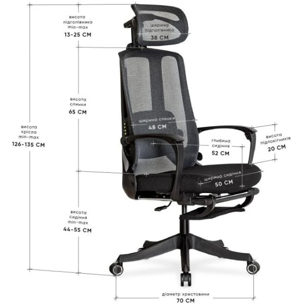 Фото - Кресло офисное Mealux M4 Air Massage Black (HF-M4 M/BB)
